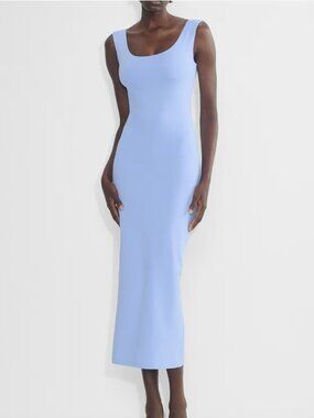 AYM Studio Sky Blue Double Lined Dress